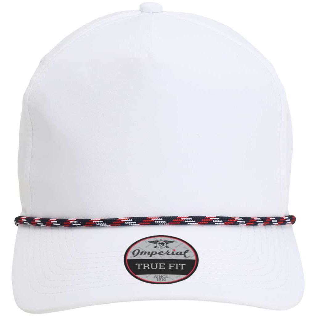 White/ Navy-Red