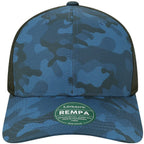 Blue Camo/ Black