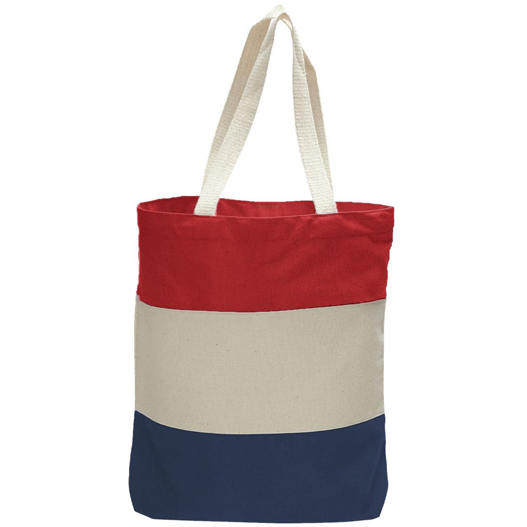 Navy/ Natural/ Red