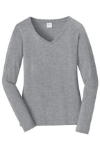 Port & Company® Ladies Long Sleeve Fan Favorite™ V-Neck Tee