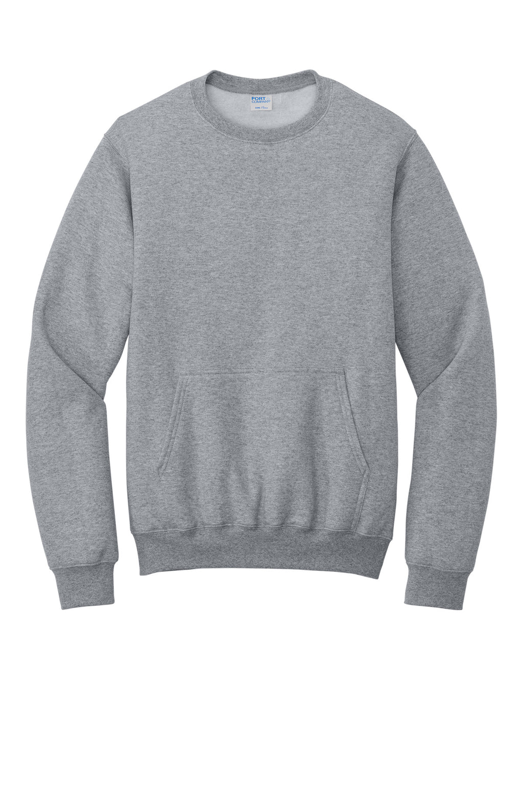 Port & Co™ Core Fleece Crewneck Pocket Sweatshirt