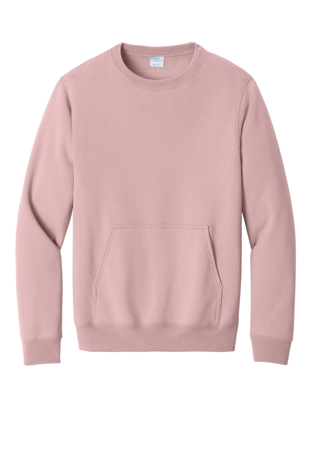 Port & Co™ Core Fleece Crewneck Pocket Sweatshirt
