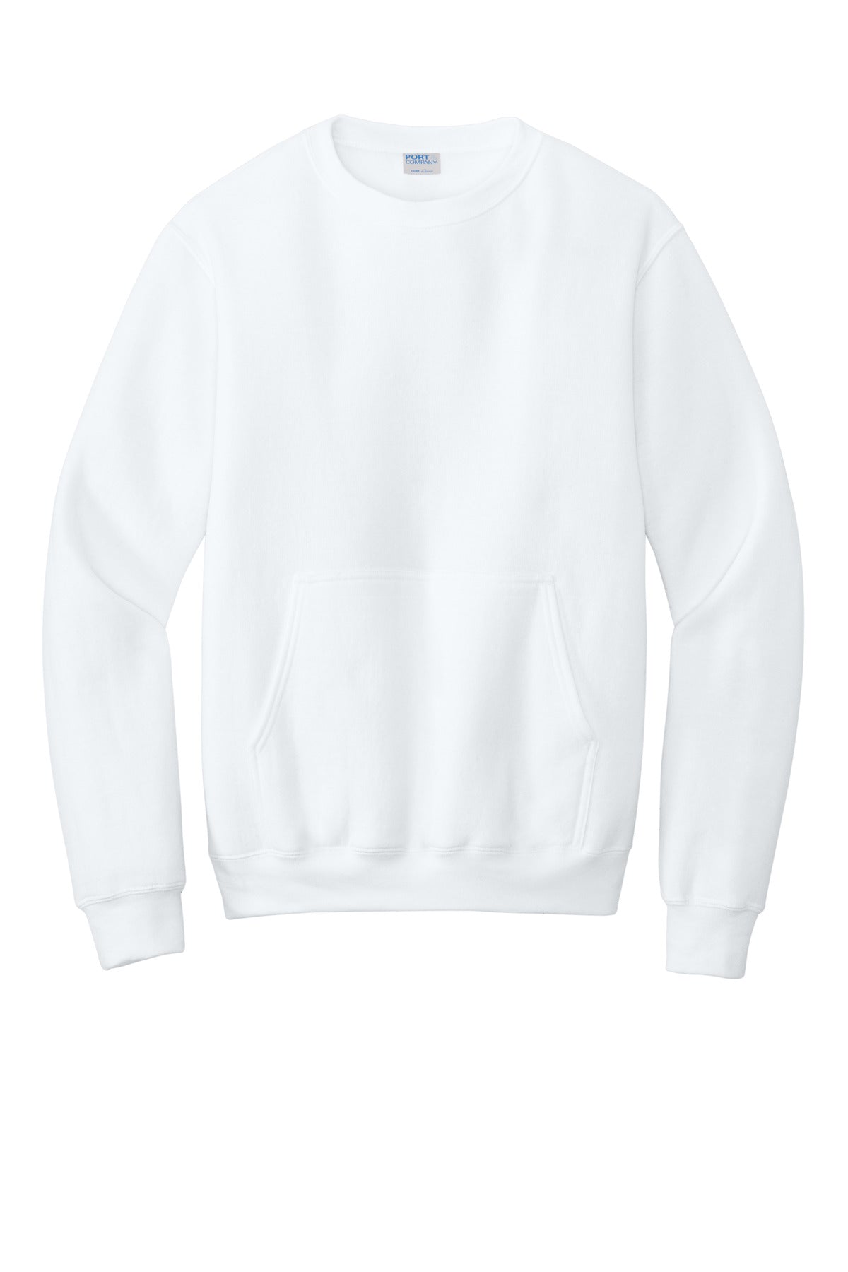 Port & Co™ Core Fleece Crewneck Pocket Sweatshirt