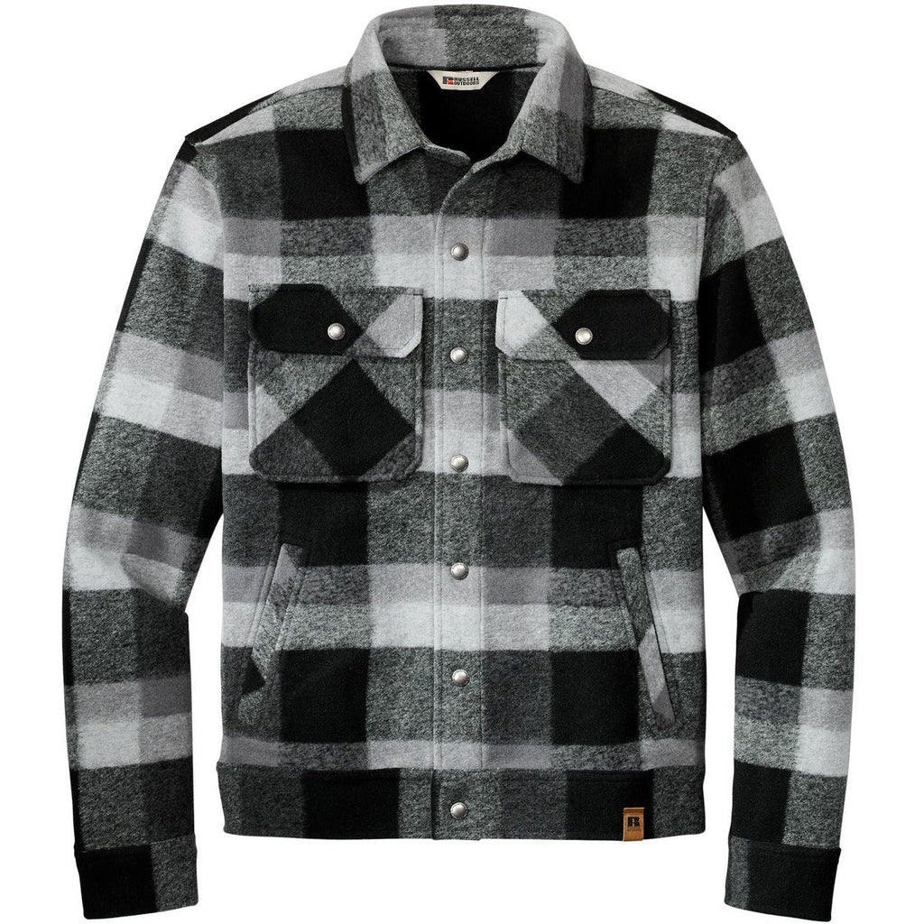 Deep Black Plaid