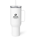 Travel mug with a handle