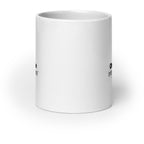 White glossy mug