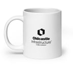 White glossy mug