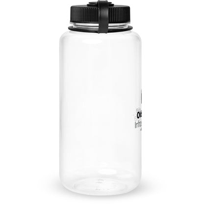 Wide mouth plastic water bottle